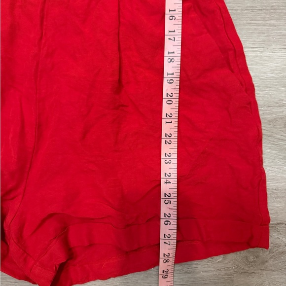 Banana Republic Red short Jumpsuit with back Zip and Pockets - Picture 9 of 9